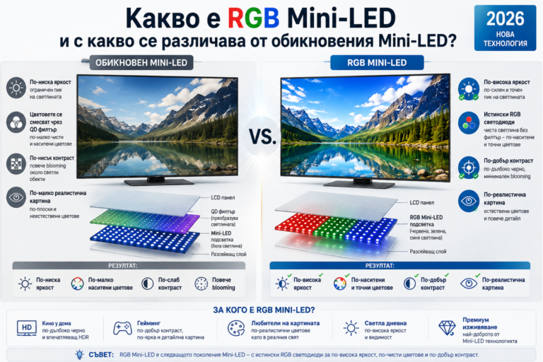 LED vs RGB Mini LED