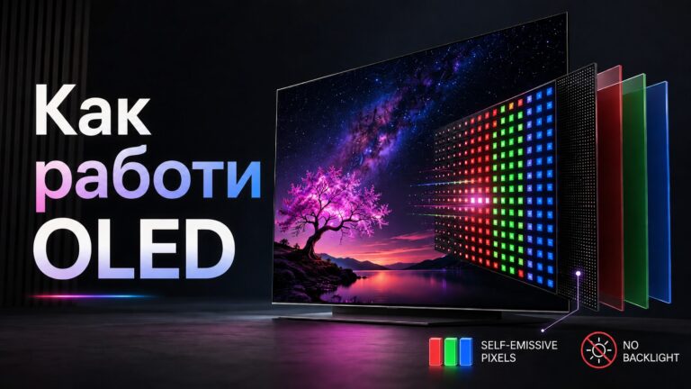 Как работи OLED телевизорът – самоизлъчващи пиксели без подсветка