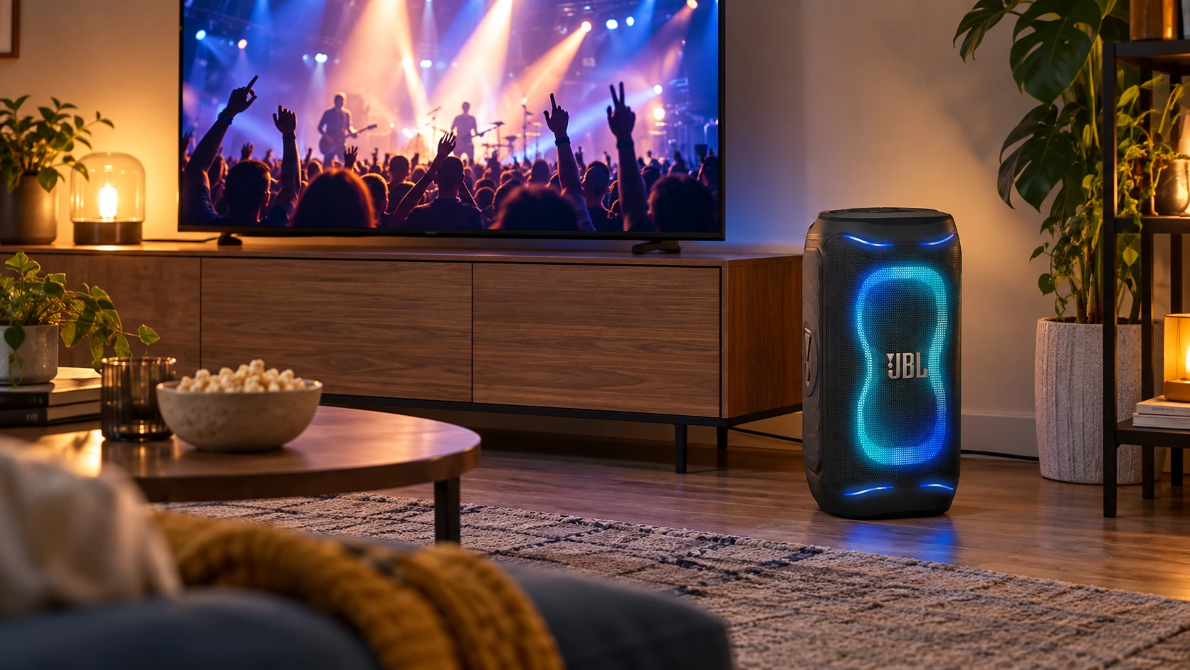 JBL PartyBox 130 до телевизор с концертно предаване