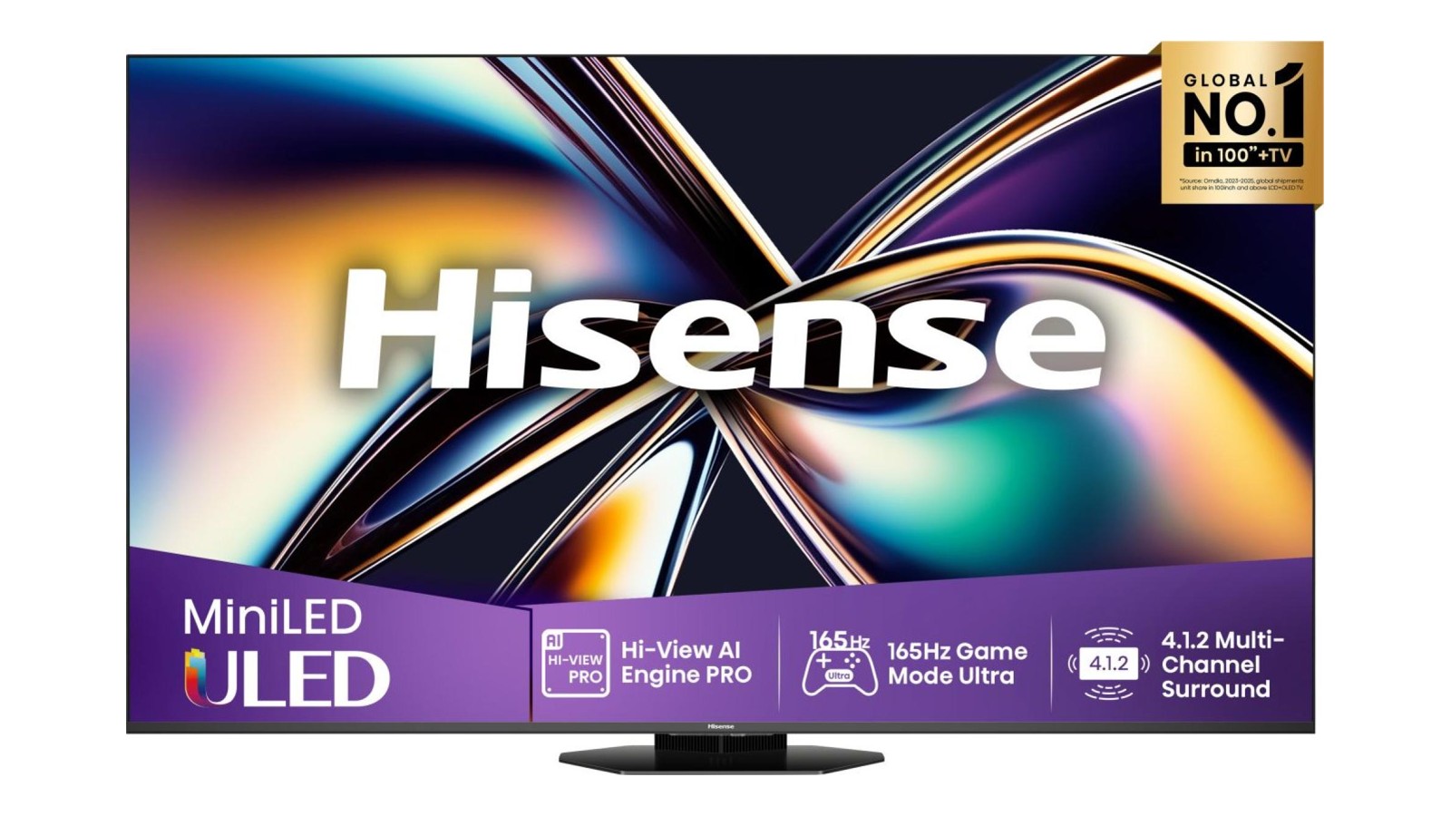 Hisense 55U8Q — официален продуктов изглед