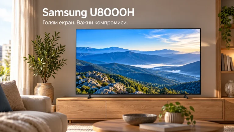 Samsung 65U8000H ревю: голям 4K телевизор с модерни функции, но има ли сериозни компромиси в картината?
